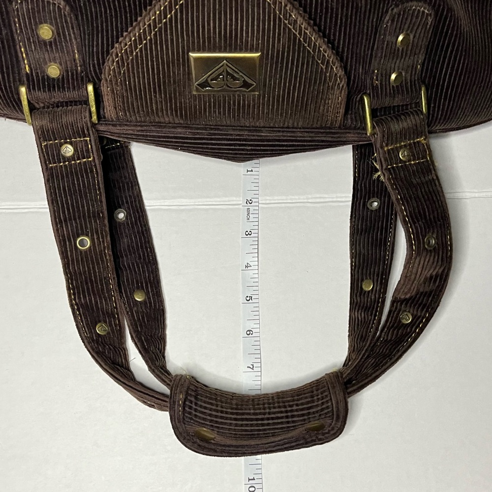 ROXY Vintage Corduroy Travel Bag On Wheels - Picture 10 of 12